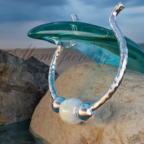 Vista 33 de Fake Opal Septum Rings