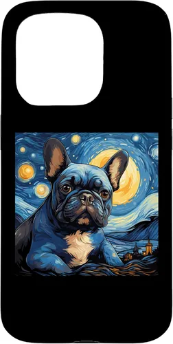 Vista 14 de Van Gogh Dog French Bulldog Case for iPhone 16