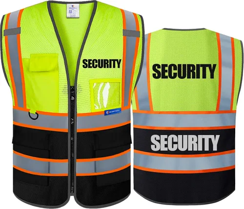 Vista 26 de BeautyWill Chaleco de Seguridad con Logo Personalizado Clase 2 Chaleco Reflectante de Alta Visibilidad Chaleco de Construcción Transpirable