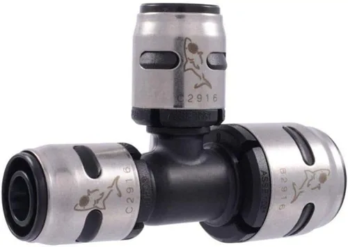 Vista 7 de SharkBite 1 camiseta reductora EvoPEX de 1 x 3/4 pulgadas, paquete de 2, conexión de fontanería Push to Connect, PEX, K416Z2