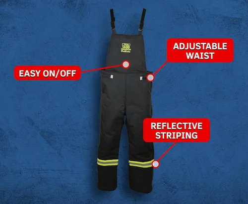 Vista 6 de Oberon Kit de traje Arc Flash - 140 Cal - Incluye capucha, abrigo, babero, sistema de ventilación y luz - Serie TCG