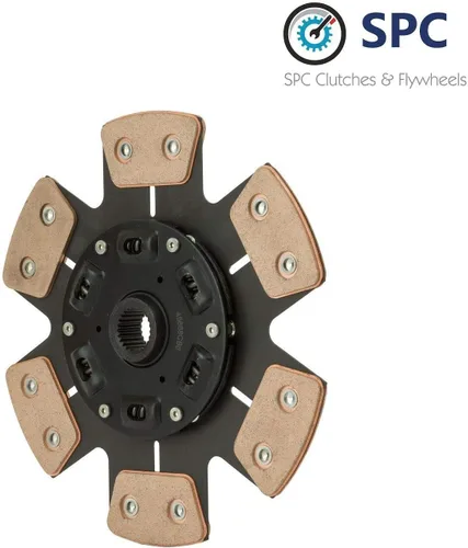 Vista 2 de SPC Stage 4 6-Puck Sprung Race Clutch DISC Compatible With 1993-1998 Toyota Supra 3.0L 2JZGE