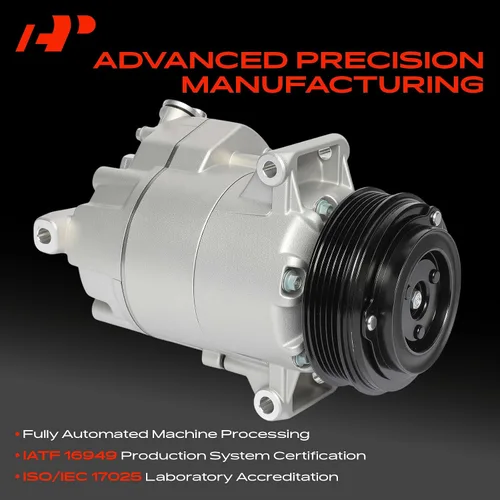 Vista 3 de A-Premium Compresor A/C con embrague compatible con Buick Verano 2.4L 2012, estilo CSP15