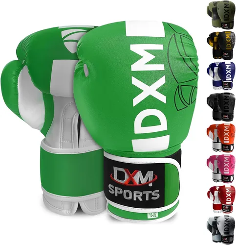 Vista 14 de Guantes de boxeo para hombres y mujeres, guantes de entrenamiento de boxeo, guantes de kickboxing, guantes de sparring, guantes de entrenamiento