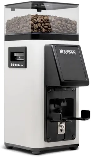 Vista 7 de Rancilio Stile SD - Molinillo de espresso semiautomático bajo demanda, rebaba plana de acero de 2.283 in, 10.58 oz (blanco)