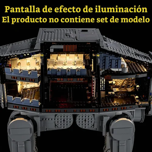 Vista 6 de GEAMENT Versión 2021 Kit de luz LED compatible con Lego 75313 at-at (Ver.2021) modelo de construcción (juego de modelos no incluido)