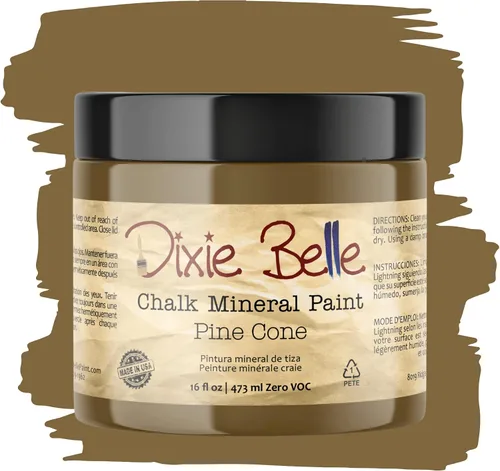 Vista 183 de Pintura para muebles con acabado de tiza Dixie Belle Paint Company - Amatista (4oz) - Pintura mineral de tiza chic púrpura profundo mate