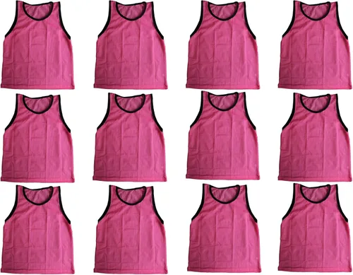 Vista 31 de BlueDot Trading Adult & Youth Scrimmage Training Vests for Soccer, Basketball & More – Available in 1, 6, 12, 24 Packs Naranja