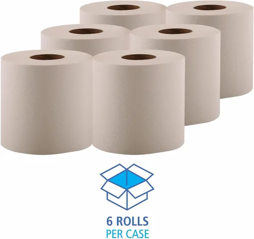 Vista 6 de Rollo de toallas de papel perforado Boardwalk Center Pull, 1 paquete(s), 1 toallas/paquete