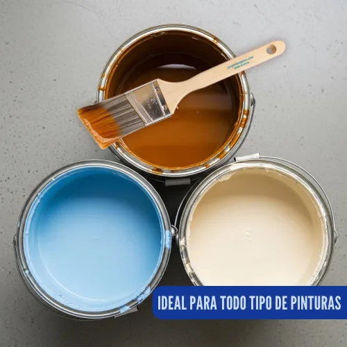 Vista 5 de Pro Grade Juego de pinceles de pintura, paquete de 3, pinceles angulares de 2 pulgadas para todas las pinturas y manchas de látex, óleo, mejoras