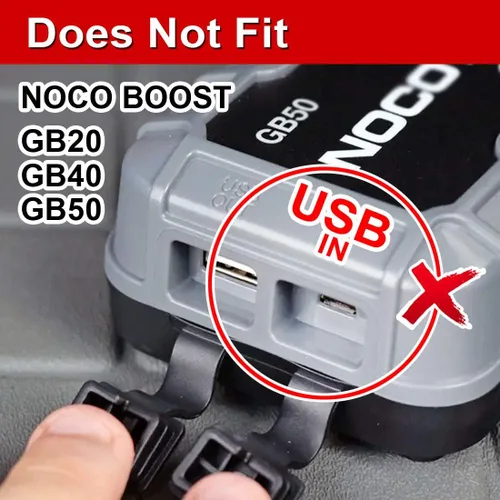 Vista 4 de T POWER Cargador rápido rápido para NOCO GB150 GB250 GB251 GB500 XGC4 UltraSafe Lithium Jump Starters Ac Dc Adaptador Clase 2 Cable de fuente