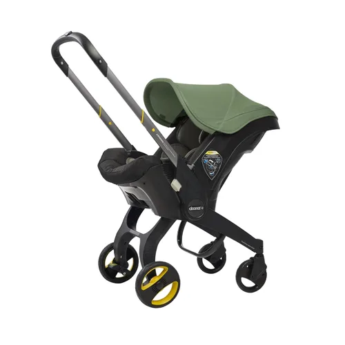 Vista 9 de Doona - Asiento de automóvil y cochecito, Azul profundo - Sistema de viaje todo en uno