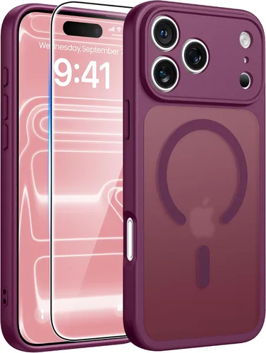 Vista 156 de FNTCASE - Funda para teléfono 18 Pro, funda para teléfono 17 Pro, compatible con Magsafe