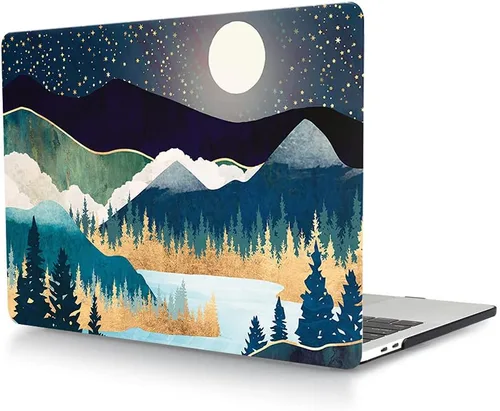 Vista 2 de Funda compatible con MacBook Air de 13 pulgadas (modelos: A1369 y A1466, versión anterior 2010-2017), carcasa rígida de plástico mate y protector
