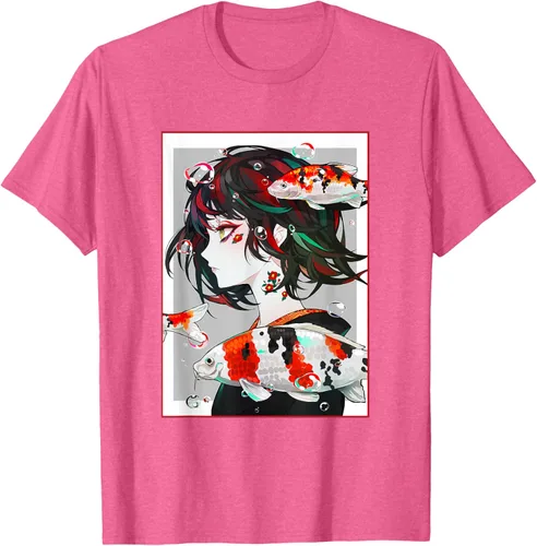 Vista 39 de Camiseta de anime anime japonés estético Otaku Negro