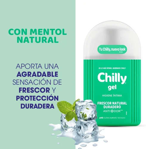Vista 3 de Chilly Gel Higiene Íntima Fórmula Fresca 250Ml