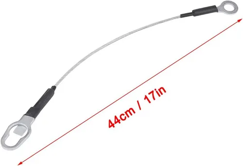 Vista 5 de Cables para portón trasero para Ford Ranger Sport 2002-Acouto 17.3 in/17 pulgadas, par de cables de acero inoxidable para camioneta para camioneta
