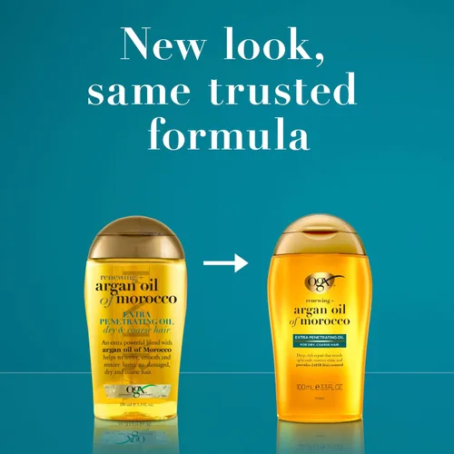 Vista 2 de OGX Aceite de argán renovador + aceite de argán de Marruecos extra