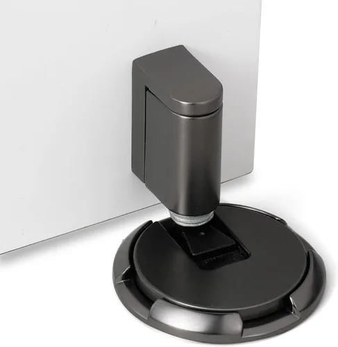 Vista 9 de Tope magnético para puerta, resistente al viento, 1 paquete Tope de puerta sin perforaciones con tornillos y adhesivo para mantener la puerta