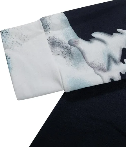 Vista 5 de JINTING Sudadera de Navidad con cuello redondo para mujer, blusa ligera de manga larga para Navidad