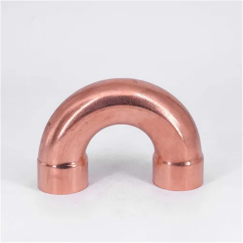 Vista 2 de Accesorios de conexión de manguera de jardín Cobre 180 Codo Accesorios de tubería Agua Gas Petróleo Socket Conector de soldadura Alimentación