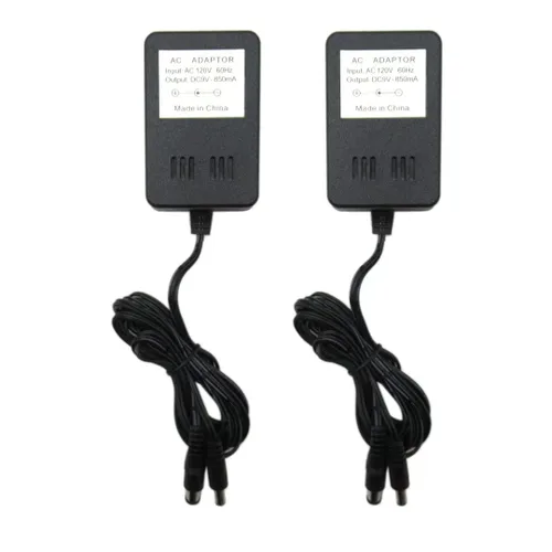 Vista 6 de 1 par de adaptadores de CA compatibles con Nintendo NES Super SNES Sega Genesis 1 3 en 1 RIUSE
