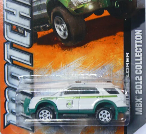 Vista 2 de Matchbox Ford Explorer 2012 (Forest Ranger) Blanco - 118 de 120