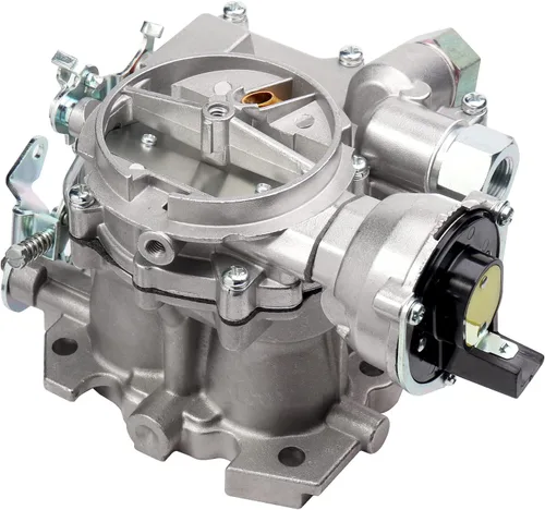 Vista 6 de Carburador marino de 2 barriles para Mercruiser Rochester Mercarb 3.0L 2.5L 4 CYL Motores con estrangulador eléctrico y juntas de chorros de enlace