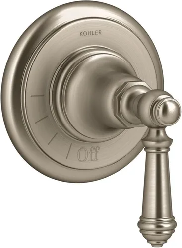 Vista 5 de KOHLER T72771-4-BL Artifacts Mastershower Control de volumen válvula de ajuste con palanca de manija, negro mate