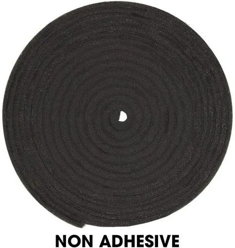 Vista 4 de Rollo de tira de espuma de neopreno de Dualplex, 3" de ancho x 10' de largo x 1/4" de espesor, tira de sellado climático de alta densidad – Rollo