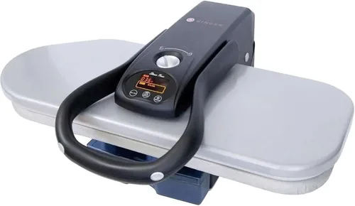 Vista 9 de SINGER® Prensa de vapor inteligente 2.0 (1600 W) - Nuevo lanzamiento Superficie de prensado antiadherente profesional de 20 pulgadas con controles