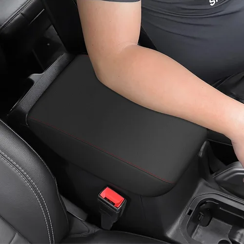 Vista 20 de AOMSAZTO Jumeat - Fundas de consola de asiento para Dodge Ram 1500 2002-2012, fundas para reposabrazos para Dodge Ram 1500, color negro