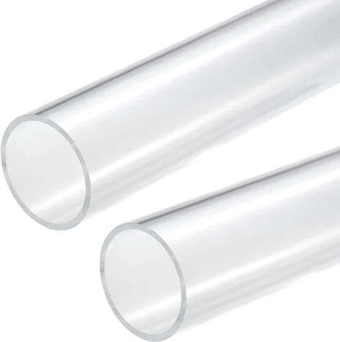 Vista 30 de MECCANIXITY Tubo acrílico transparente rígido redondo tubo 0.157 in (5/32") ID 0.315 in (5/16") OD 10" para lámparas y linternas, sistema