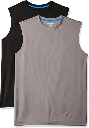 Vista 10 de Amazon Essentials Men's Active Performance Tech Muscle Sleeveless Top, Breathable Moisture Wicking Workout Shirt