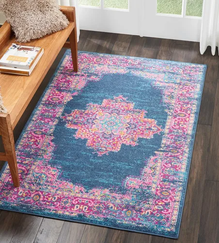 Vista 39 de Nourison Passion Alfombra marfil/negro, de 2 pies 2 pulgadas x 10 pies, fácil de limpiar, no desprende pelo, para habitación, sala, comedor, cocina