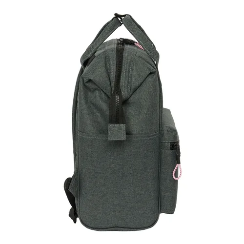 Vista 4 de Mochila para Portátil Kappa Silver Pink Gris 27 x 40 x 19 cm