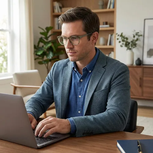 Vista 3 de Dollger Gafas de bloqueo de luz azul para mujer y hombre, rectángulo cuadrado, para computadora, gafas de luz azul, sin receta