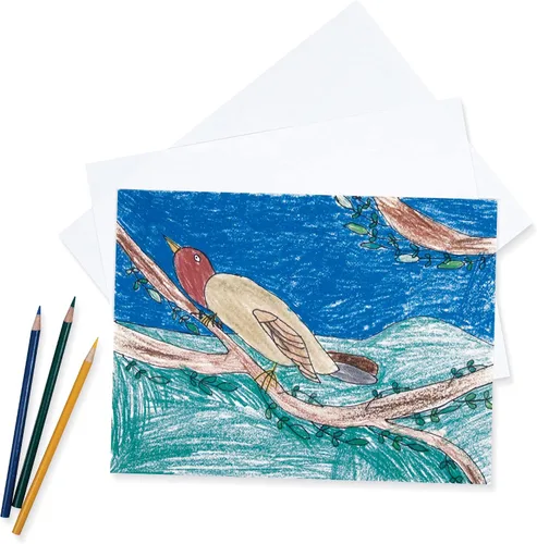 Vista 8 de Papel de dibujo Pacon, color blanco, peso medio, 9" x 12", 500 hojas