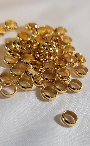 Vista 4 de Bead It Wear It Love It 10 perlas de acero inoxidable para rastas, trenzas y cabello natural, cuentas para rastas, accesorios para dreadlocks
