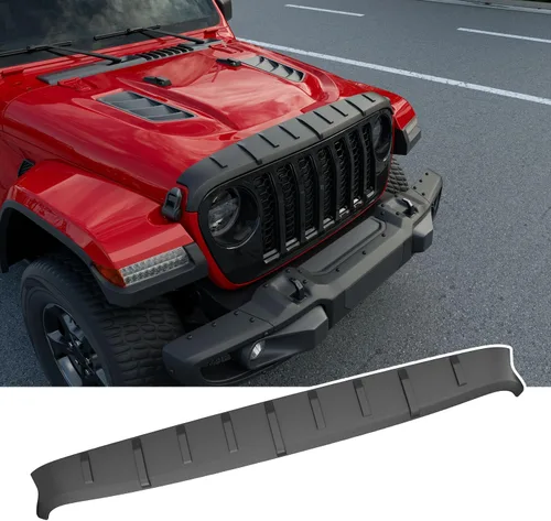 Vista 8 de powoq Deflector de Capó Compatible con Deflector de Capó de 2009-2018 Dodge RAM 1500 Protector de Capó de TPE de Reemplazo para 2009 2010 2011 2012