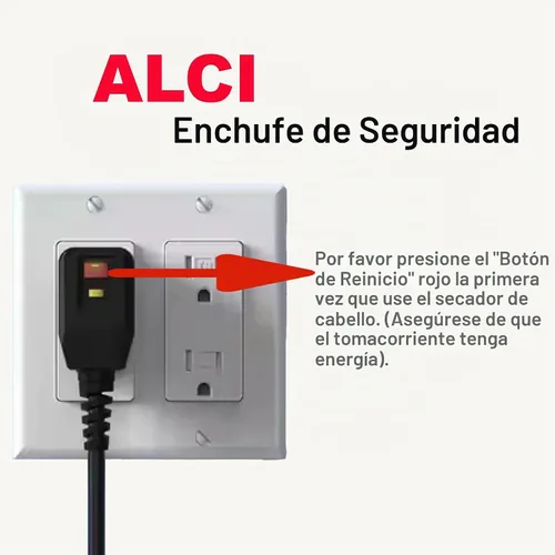 Vista 6 de Lanvier Secador de pelo con difusor, secador iónico profesional