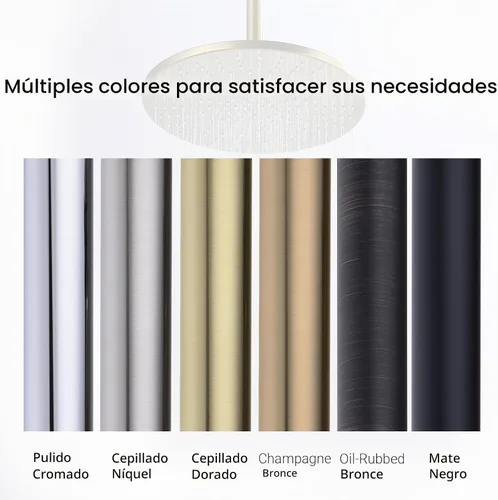 Vista 9 de TRUSTMI Brazo de ducha cuadrado de 16 pulgadas, oro cepillado, extensión