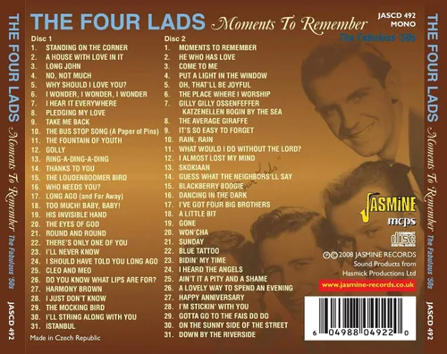 Vista 2 de Moments To Remember - The Fabulous 50's ORIGINAL RECORDINGS REMASTERED SET
