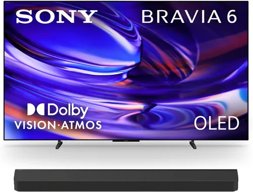 Vista 18 de Sony 65 pulgadas BRAVIA 6 OLED 4K HDR Smart Google TV con Gemini (K-65A60)