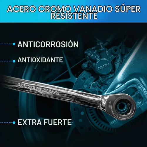 Vista 4 de Llave de trinquete, perfil delgado, llave de trinquete, llave de 0.669 in
