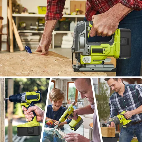 Vista 8 de Paquete de 2 baterías de repuesto de 6.0Ah 18V P108 P109 para Ryobi 18V batería P102 P103 P105 P107 Ryobi ONE+ batería de iones de litio