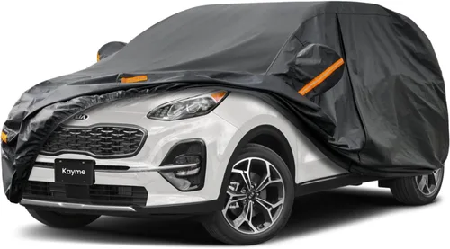 Vista 78 de Kayme Cubierta de auto SUV de 7 capas ajuste personalizado para BMW X1 (2009-2025), impermeable, para todo tipo de clima, para automóviles, cubierta