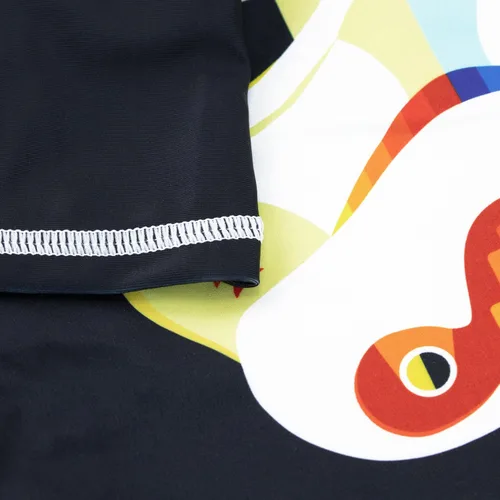 Vista 9 de STAR WARS Disfraz de natación para niños Traje de baño de Stormtrooper de 2 piezas para niños Camiseta de protección y pantalones cortos