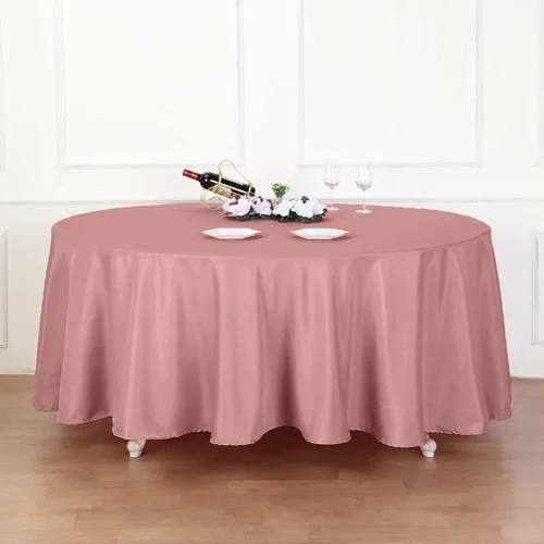 Vista 118 de Efavormart - Mantel redondo de poliéster de 108 pulgadas, 108 pulgadas, para bodas, fiestas, banquetes, restaurantes, color verde manzana