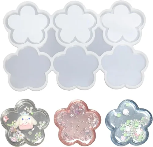 Vista 9 de mostsom Moldes de silicona para piruletas, moldes de silicona para piruletas de chocolate, con diseño de hojas, flores, dulces, sin palillos, 2